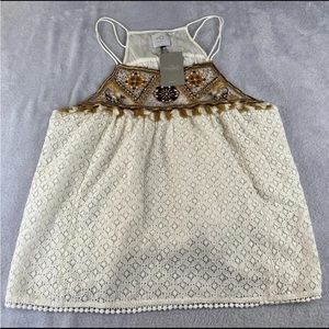 HD in Paris womens sleeveless blouse size 12